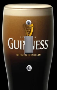 Light Switch Plate Switchplate & Outlet Covers DUBLIN GUINNESS GLASS OF BEER  - Picture 1 of 26