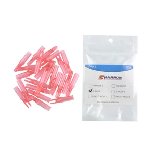 24pcs Arrow Nocks ID6.2mm Push In Nock Plastic Archery Arrow Shaft Bow DIY - Picture 1 of 20
