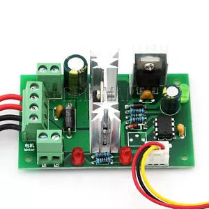 Interruttore di controllo velocità regolatore motore 6-30 V DC 6A PWM rotazione inversione in avanti - Foto 1 di 4