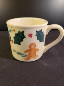 Taza de café Hartstone Pottery EE. UU. Gingerbread Man vacaciones de Navidad 12 OZ - Imagen 1 de 8