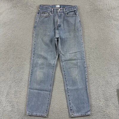 Pantalones de mezclilla vintage Calvin Klein para mujer 8 tiro alto mamá años 90 azul 28x32 cónicos Foto 1 de 4