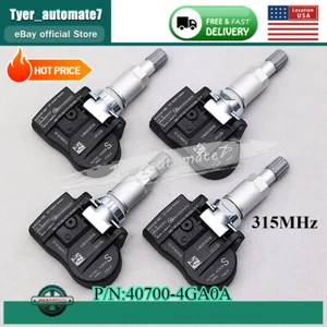 TPMS Tire Pressure Sensor Replacement for 2014-15 Infiniti Q50 315MHz Set of 4 - Picture 1 of 8