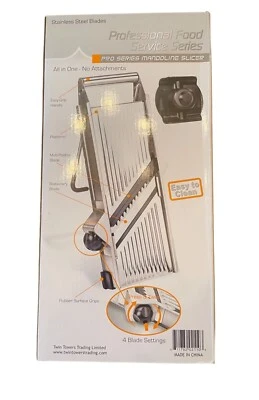 Профессиональная ломтерезка для общественного питания Twin Tower Trading Limited лезвие из нержавеющей стали - Изображение 1 из 4