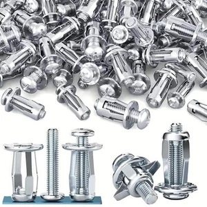 50Pcs Tuercas De Remache De Petalo with Con Tornillos(M4,M5,M6,M8),Jack Nuts - Picture 1 of 3