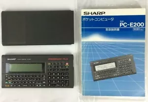 SHARP Taschencomputer PC-E200 wissenschaftlicher Funktion Taschenrechner gebraucht Japan gebraucht kostenloser Versand - Bild 1 von 10