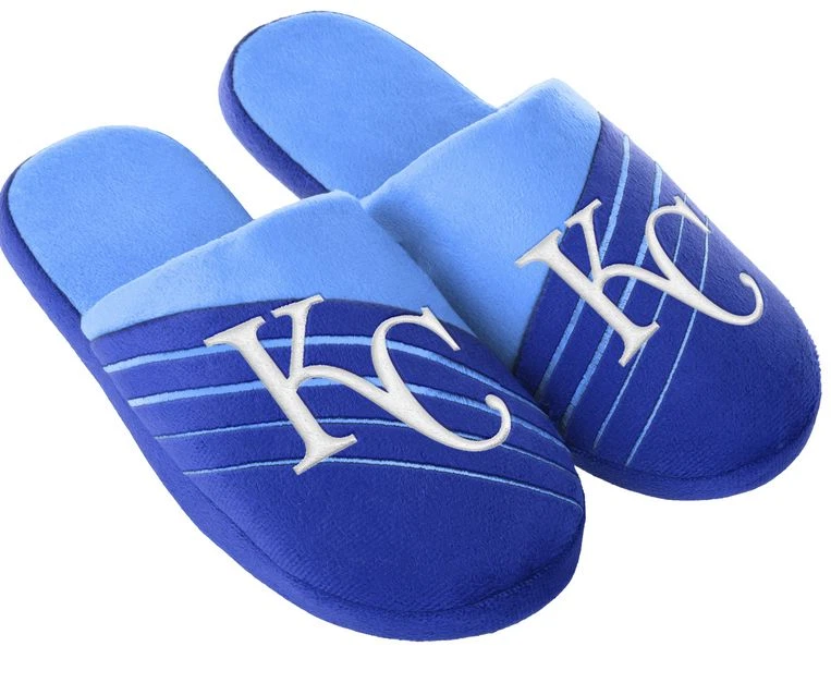 Kansas City Royals MLB Mens Slide Slippers Big Logo  - Image 1 of 1