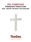 45cm / 18" Inch Polystyrene Styrofoam Tribute Cross