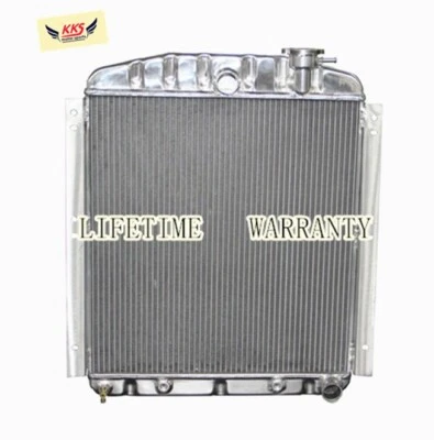 KKS 3 РЯДА ПОЛНОСТЬЮ АЛЮМИНИЕВЫЙ РАДИАТОР ПОДХОДИТ 1948-1954 CHEVY TRUCK V8 ENG ПОЛИРОВАННЫЙ - Изображение 1 из 4