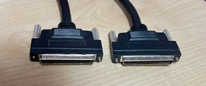 1M SCSI Ultra Wide UW Cable Shielded 68-Pin Male to 68-Pin Male  Connector - Afbeelding 1 van 3