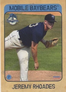 2018 Mobile Baybears Jeremy Rhoades RC Rookie Los Angeles Angels - Picture 1 of 1