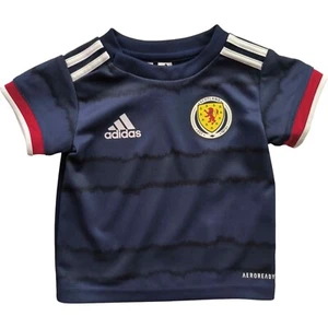 Scotland 2019-21 Adidas home football jersey shirt size Baby 70 - Picture 1 of 6
