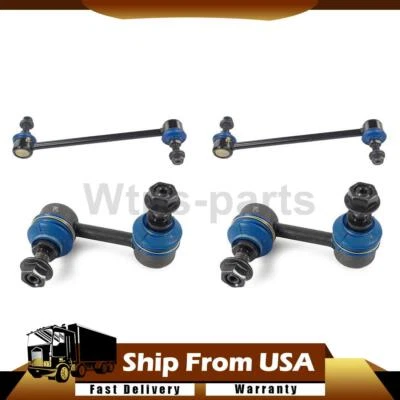 Kit de eslabones de barra estabilizadora delantera trasera Mevotech 4 piezas para Dodge Journey 2010-2018 Foto 1 de 4