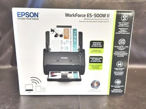 Epson Workforce ES-500W II Wireless Color Duplex Desktop Document Scanner for PC - Picture 1 of 3