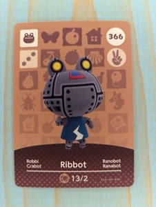 Ribbot - 366 - Serie 4 - Tarjetas Amiibo Auténticas Nintendo Animal Crossing - Imagen 1 de 2