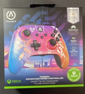 PowerA Advantage WIRED Controller for XBOX / PC [ Cyber Style ] NEW - Image 1 of 4