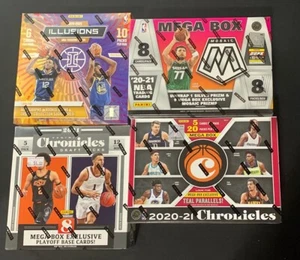 2020-21 Mosiac Chronicles Illusions Panini Basketball MEGA Boxes U Pick - Picture 1 of 7
