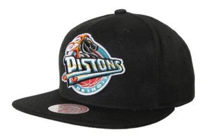 Mitchell & Ness Black NBA Detroit Pistons HWC Core Basic Snapback - OSFA - Picture 1 of 5