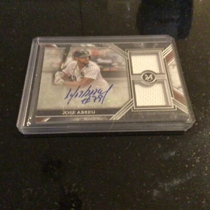 2022 Topps Museum Collection Jose Abreu Swatches Dual Jersey Patch Auto 138/199  - Bild 1 von 3
