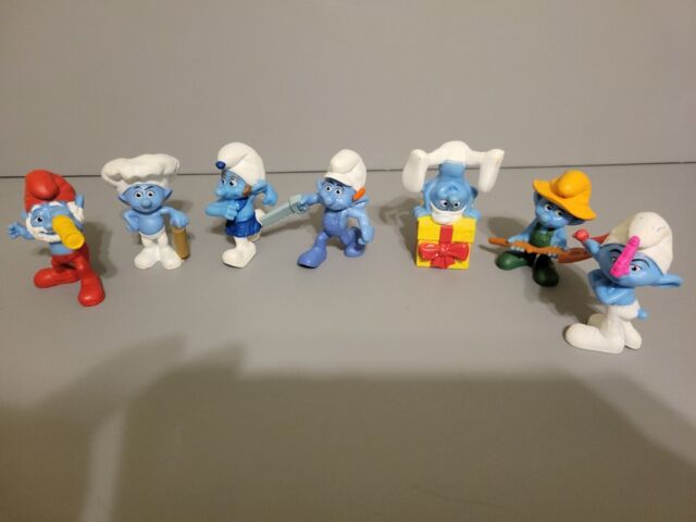 Boneco Papai Smurf Mclanche Feliz, Brinquedo Mcdonald's Usado 93458535