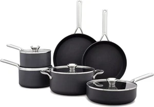OXO Ceramic Pro 10-pc. Cookware Set Professional Hard Anodized Ceramic Nonstick  - Picture 1 of 11