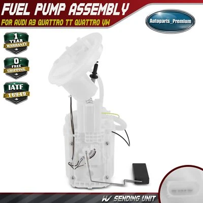 Right Fuel Pump Assembly for Audi A3 Quattro 2006-2008 TT Quattro VW R32 2008 - Image 1 of 4