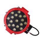 Bright and Clear 7Inch Round Led Work Light 51W Spot Pods OffRoad Fog Lamp