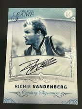 2017 AFL REGAL GREATS OF THE GAME SIGNATURE RICHIE VANDENBERG 70/100