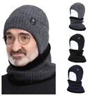 Ear Protection Hat Scarf Set Thick Skullies Cap Knitted Bonnet Hat  Outdoors