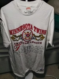 1991 Minnesota Twins MLB Thick Shirt Nutmeg Mill - Bild 1 von 9