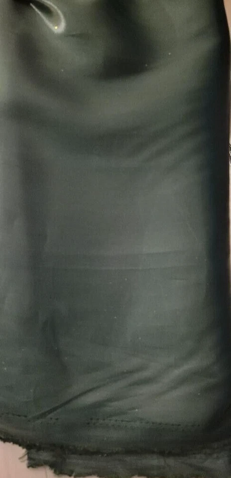 Satin Fabric. Hunter Green. Precut at 1 yd 11" in. - Image 1 of 1