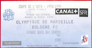 C0882 - ALTES TICKET FUSSBALLSPIEL - 1998/1999: OLYMPIC MARSEILLE - BOLOGNA - Bild 1 von 1