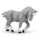 Figurine de collection Papo Gray Percheron cheval retiré 51551 NEUVE !