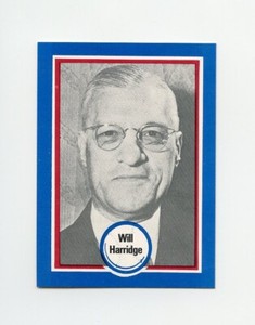 #TN28192 WILL HARRIDGE 1970's Shakey's Pizza Baseball Card