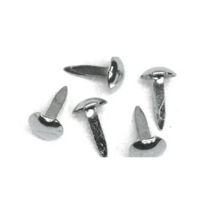 Attaches parisiennes Rond, 4+8 mm, boîte blister 75 pces, argent - Imagen 1 de 1