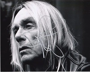 Foto autografiada de Iggy Pop 8x10 (reproducción) 3 - Imagen 1 de 1