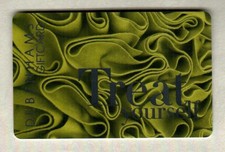 DEBENHAMS ( UK ) Rolls of Green Fabric 2010 Gift Card ( $0 ) V1
