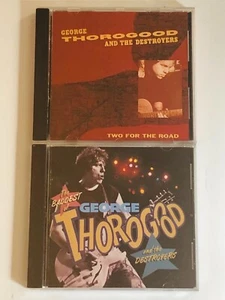 GEORGE THOROGOOD Two For the Road SAMPLER PROMO DJ CD +BONUS Baddest Of CD - Picture 1 of 2