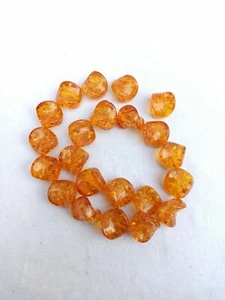 Amber Hydro Twisted Beads Highly Polished Finish Healing 271 Carat 16" String - Picture 1 of 8