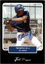 2004 Just Prospects Autographs Black #8 Tim Battle Jr.