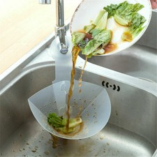 Kitchen Drain Sink Strainer Filter Food Catcher Foldable Anti-Blocking Device