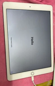 Apple iPad Air 2da Generación A1567 9.7" 16GB Desbloqueado Plateado *VIDRIO LCD AGRIETADO* - Imagen 1 de 2
