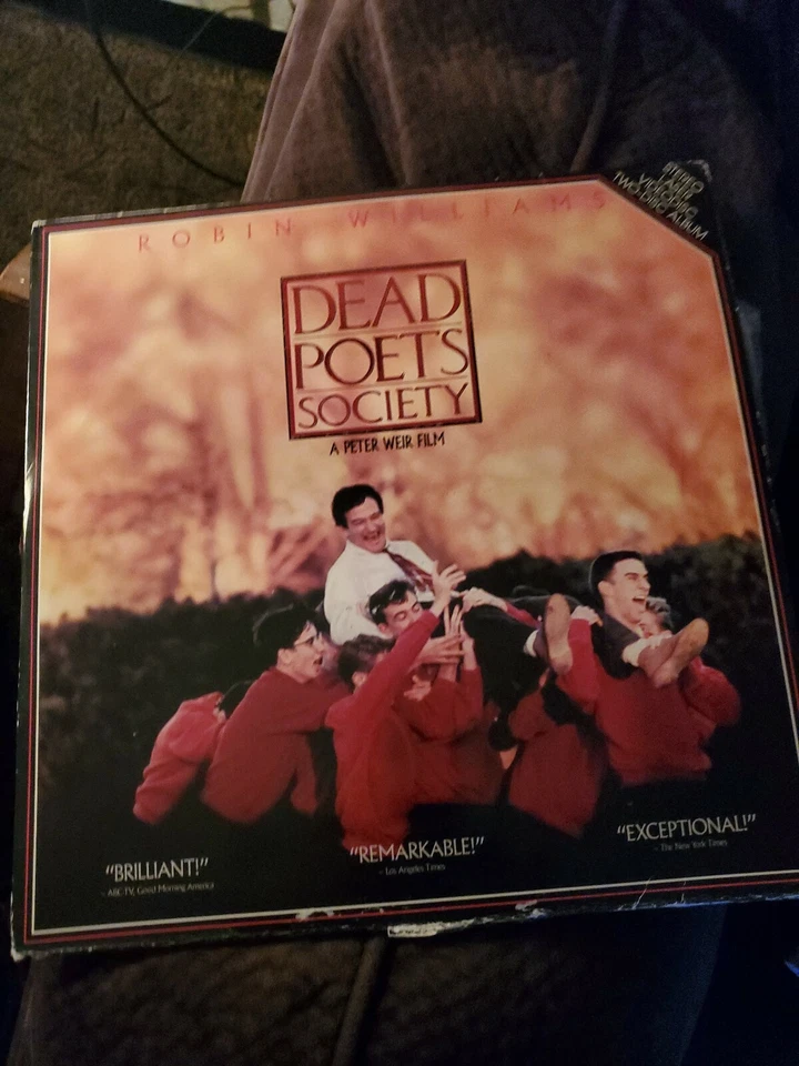 DEAD POETS SOCIETY - Laser Disc - Robin Williams - Excellent condition Foto 1 de 2