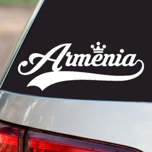 Armenia Aufkleber Country Pride alle Größen Chrom und normale Vinylfarben - Bild 1 von 2