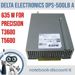 Dell 01K45H 0NVC7F 635W 80+ Gold Precision T3600 T5600 PSU SERVER - Imagen 1 de 1