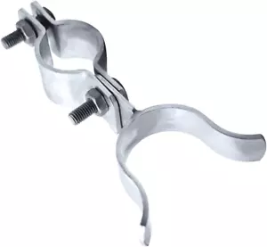 1-3/8" x 1-3/8" Fork Latch Galvanized Fence Gate Latch for Chain Link Fence Gate - Picture 1 of 7