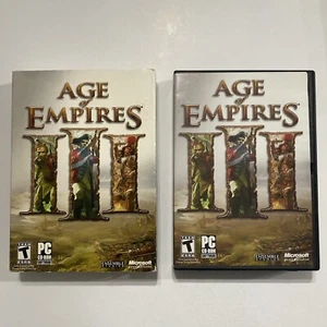 Age of Empires 3 III (PC CD-ROM 2005) Complete 3 Discs With Manuals Windows - Picture 1 of 4
