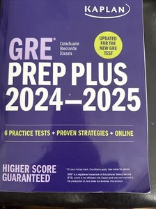Kaplan Test Prep Ser.: GRE Prep Plus 2024-2025 - Updated for the New GRE: 6... - Picture 1 of 3