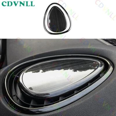 Black Steels For Mini Cooper Clubman F54 Console Dashboard Speaker Frame Trim — 第 1/4 张图片