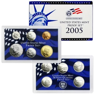 2005 Proof Set - 11 Coin Set - Picture 1 of 1