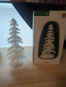 Department 56 Village Access.  Icy Tree Large 13” Tall Rare Retired Original Box - Picture 1 of 12